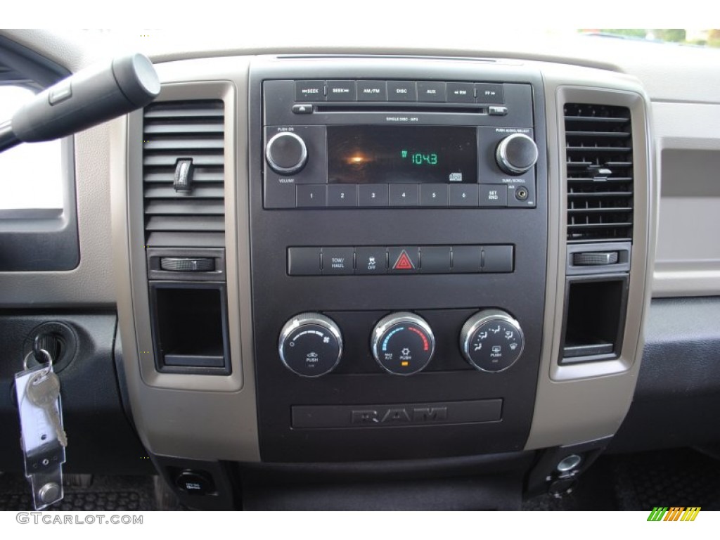 2010 Ram 1500 ST Quad Cab - Deep Water Blue Pearl / Dark Slate/Medium Graystone photo #8