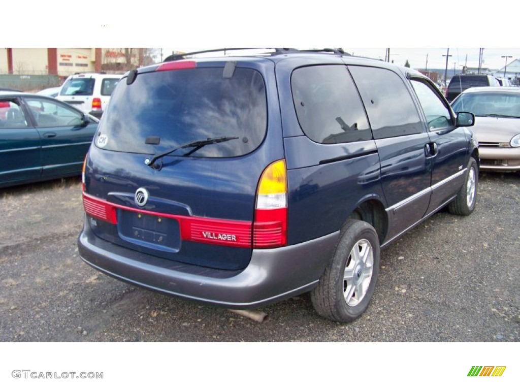 2002 Villager Sport - True Blue Metallic / Portland Gray photo #3