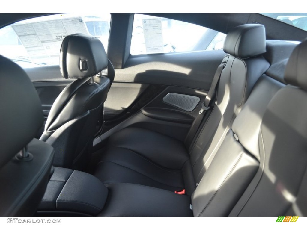Black Nappa Leather Interior 2012 BMW 6 Series 650i Coupe Photo #57021149