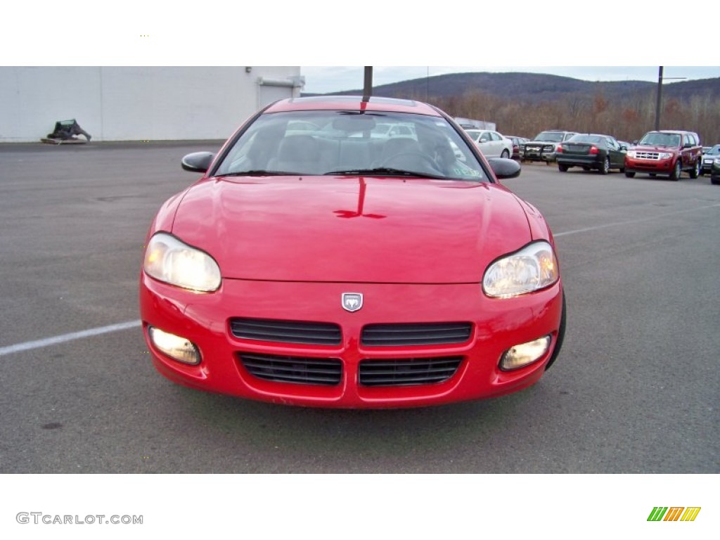 2001 Stratus R/T Coupe - Indy Red / Black/Light Gray photo #2