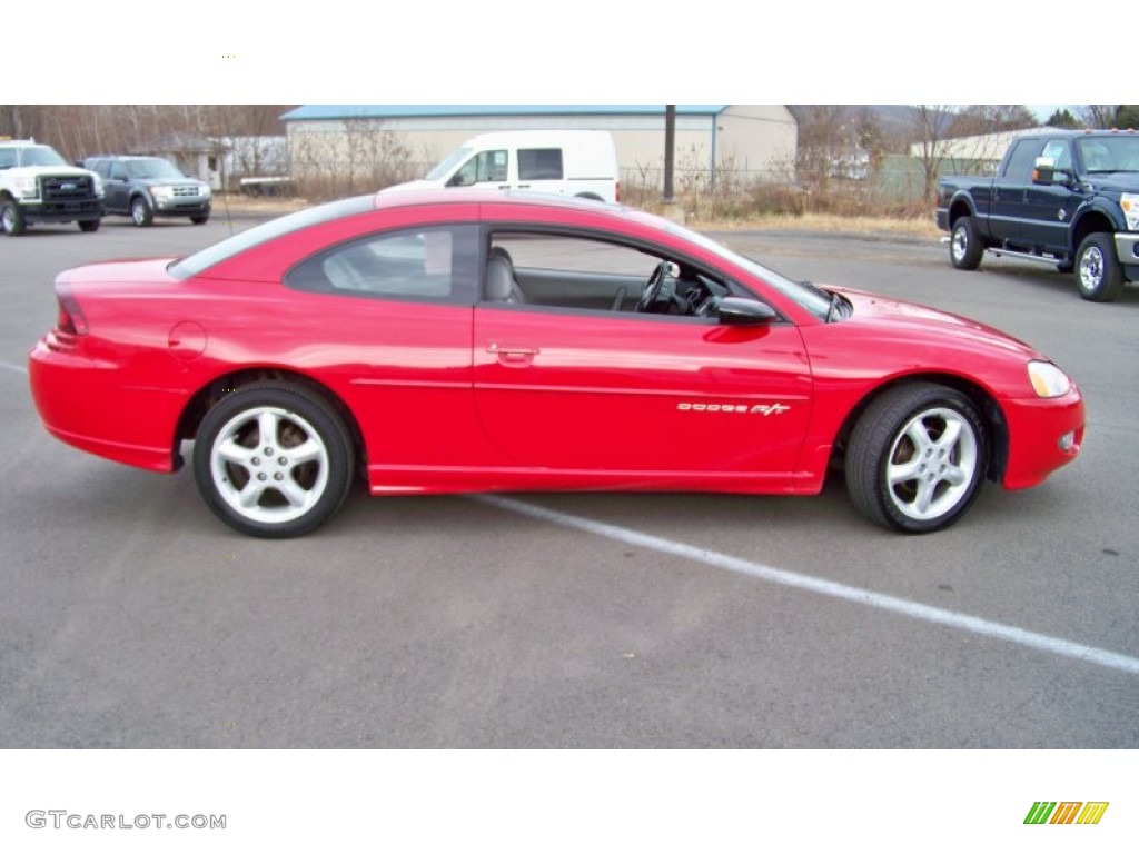 2001 Stratus R/T Coupe - Indy Red / Black/Light Gray photo #4