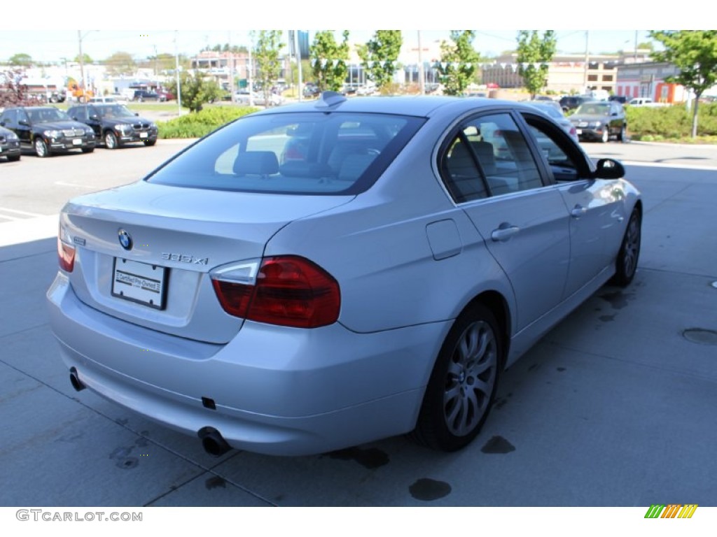 2008 3 Series 335xi Sedan - Titanium Silver Metallic / Gray photo #6