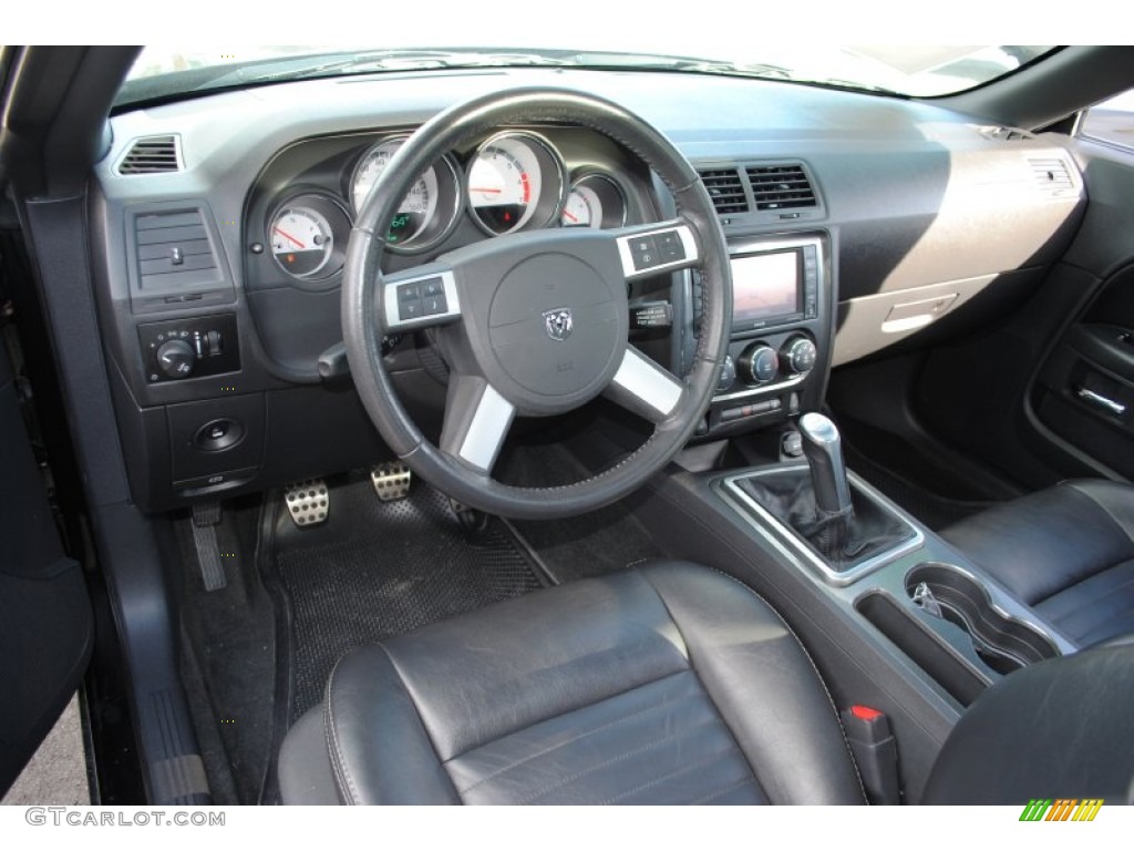 2009 Dodge Challenger R/T Dark Slate Gray Dashboard Photo #57021650