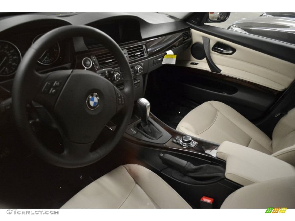 2011 3 Series 335d Sedan - Alpine White / Oyster/Black Dakota Leather photo #6