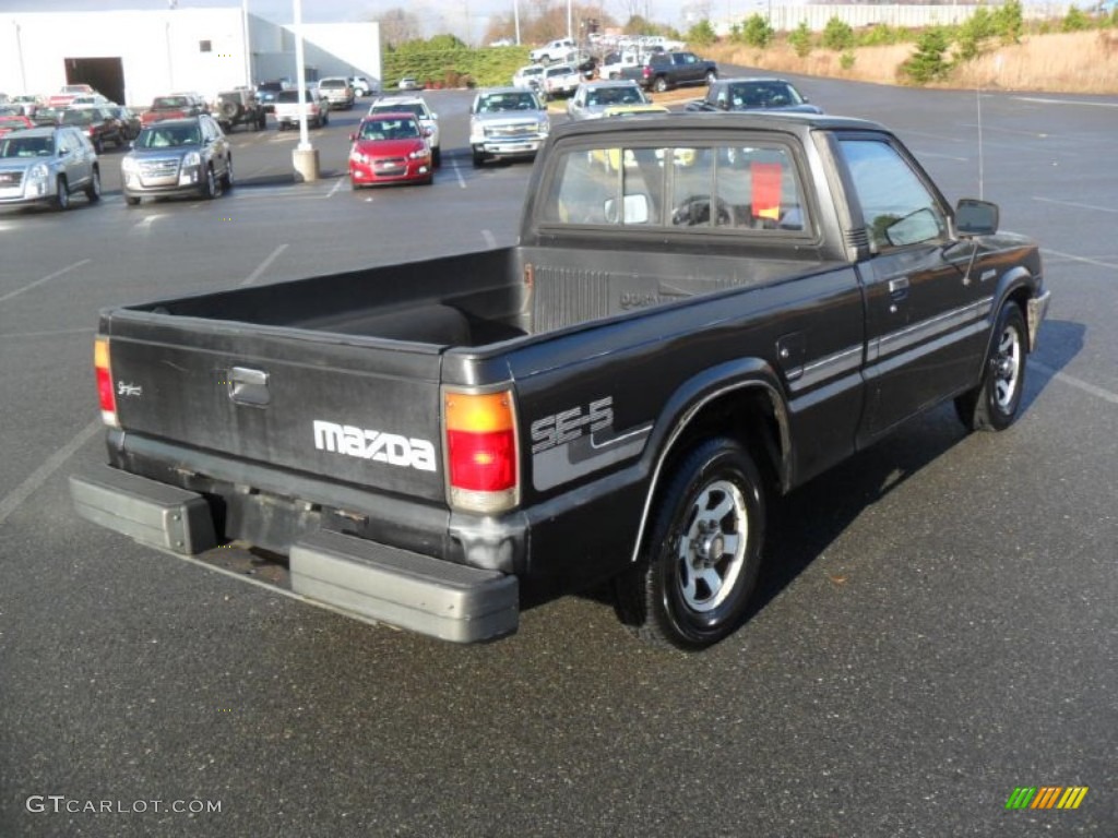 1988 B-Series Truck B2200 SE5 Regular Cab - Black / Gray photo #3