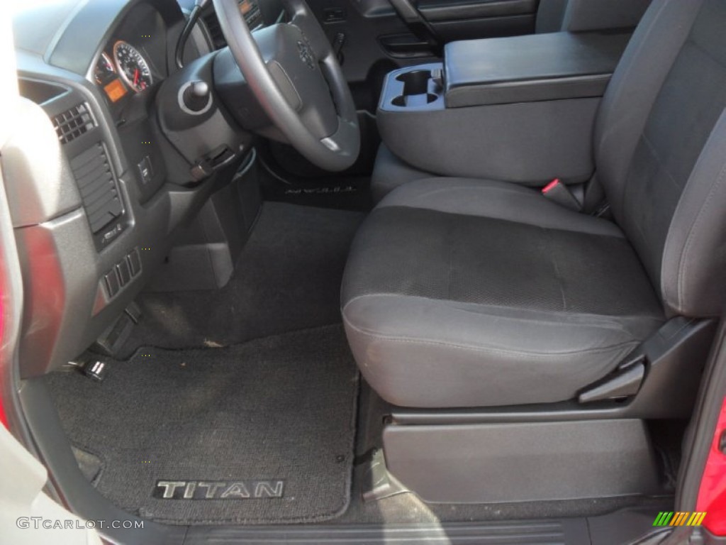 Charcoal Interior 2008 Nissan Titan XE King Cab Photo #57023741