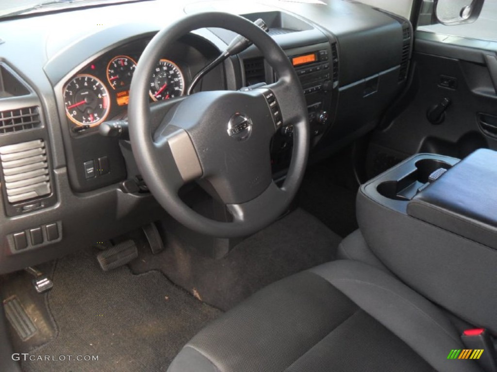 Charcoal Interior 2008 Nissan Titan XE King Cab Photo #57023886
