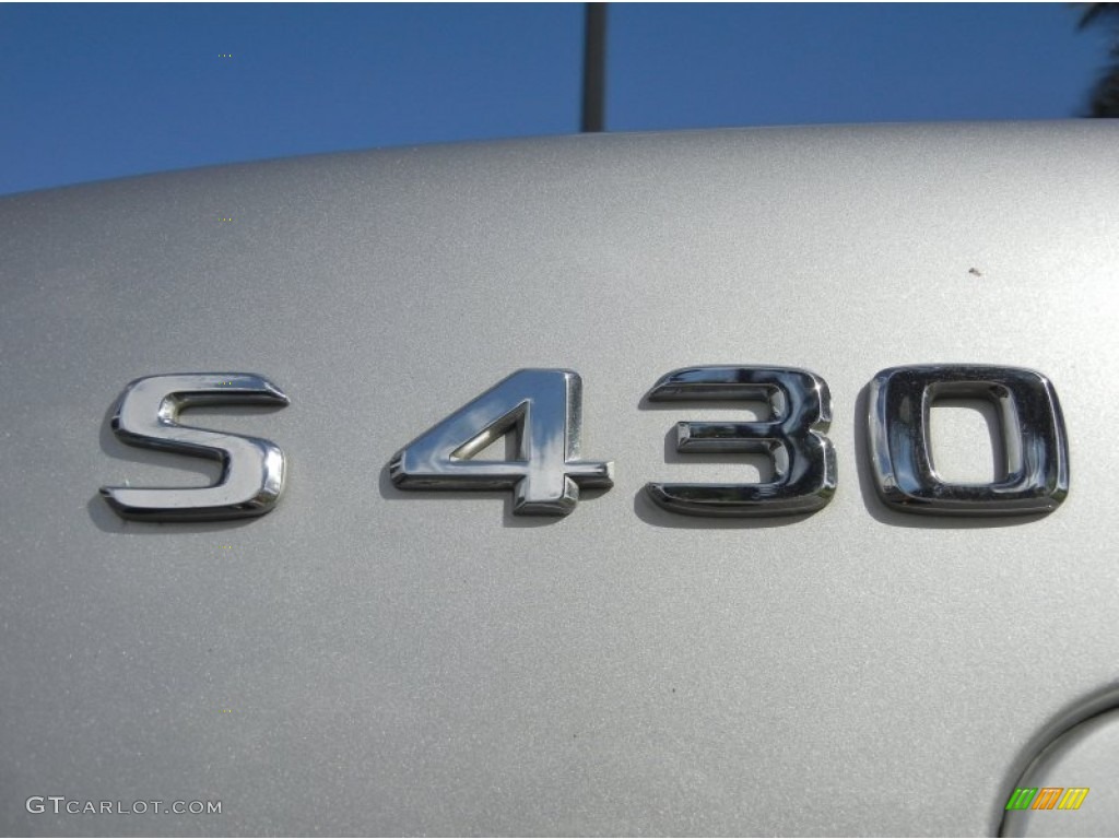 2003 S 430 Sedan - Brilliant Silver Metallic / Charcoal photo #9