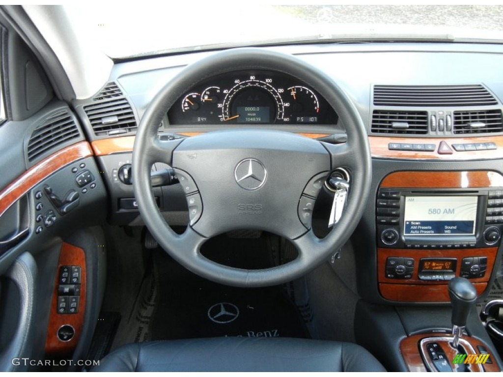 2003 S 430 Sedan - Brilliant Silver Metallic / Charcoal photo #21