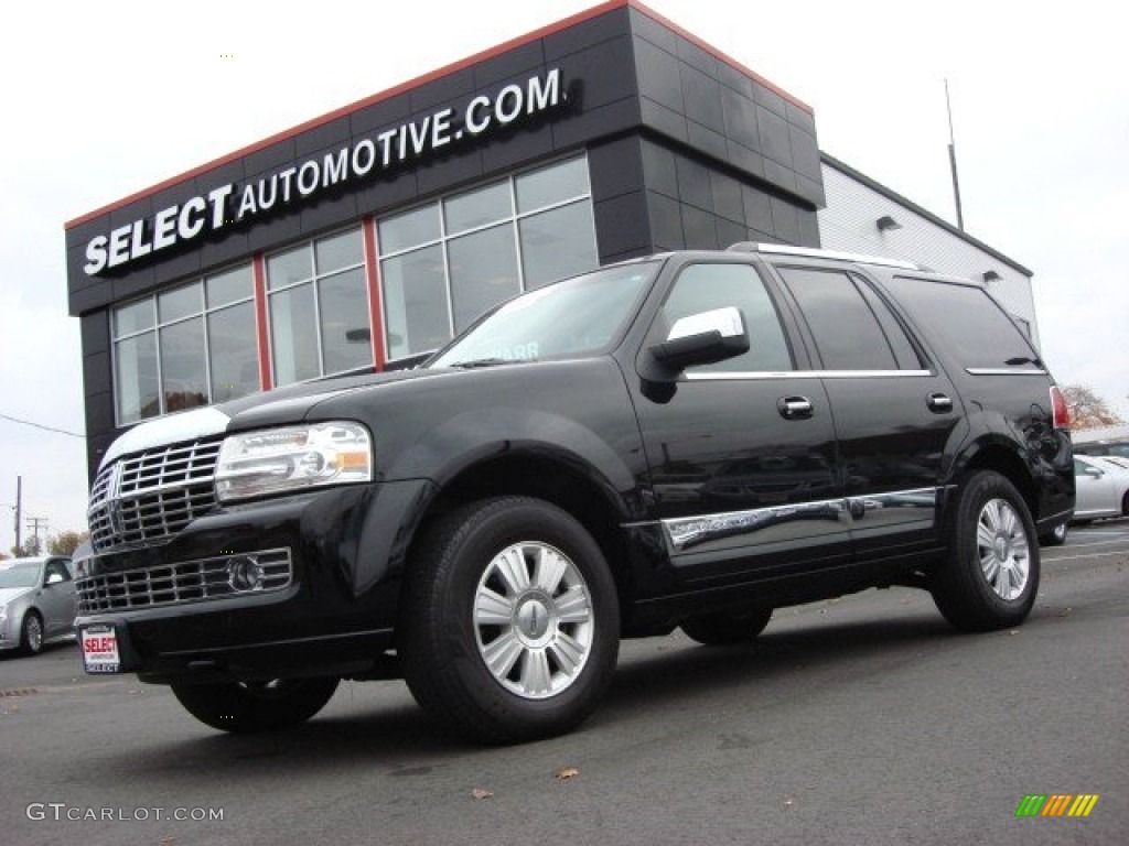 2008 Navigator Luxury - Black / Charcoal Black photo #2