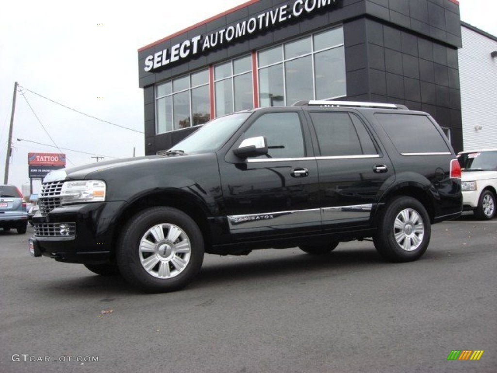 2008 Navigator Luxury - Black / Charcoal Black photo #3