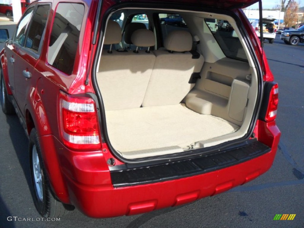 2008 Escape XLT V6 4WD - Redfire Metallic / Stone photo #16