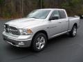 2012 Bright Silver Metallic Dodge Ram 1500 Big Horn Quad Cab 4x4  photo #1