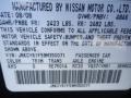 KH3: Black Obsidian 2009 Infiniti G 37 x Sedan Color Code