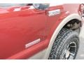 2005 Dark Toreador Red Metallic Ford F250 Super Duty Lariat Crew Cab 4x4  photo #20