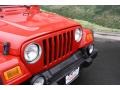 2004 Flame Red Jeep Wrangler Rubicon 4x4  photo #20