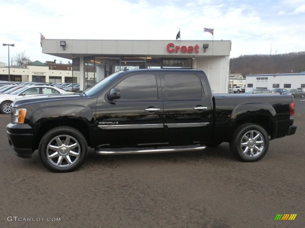 2008 Sierra 1500 Denali Crew Cab AWD - Onyx Black / Ebony photo #1