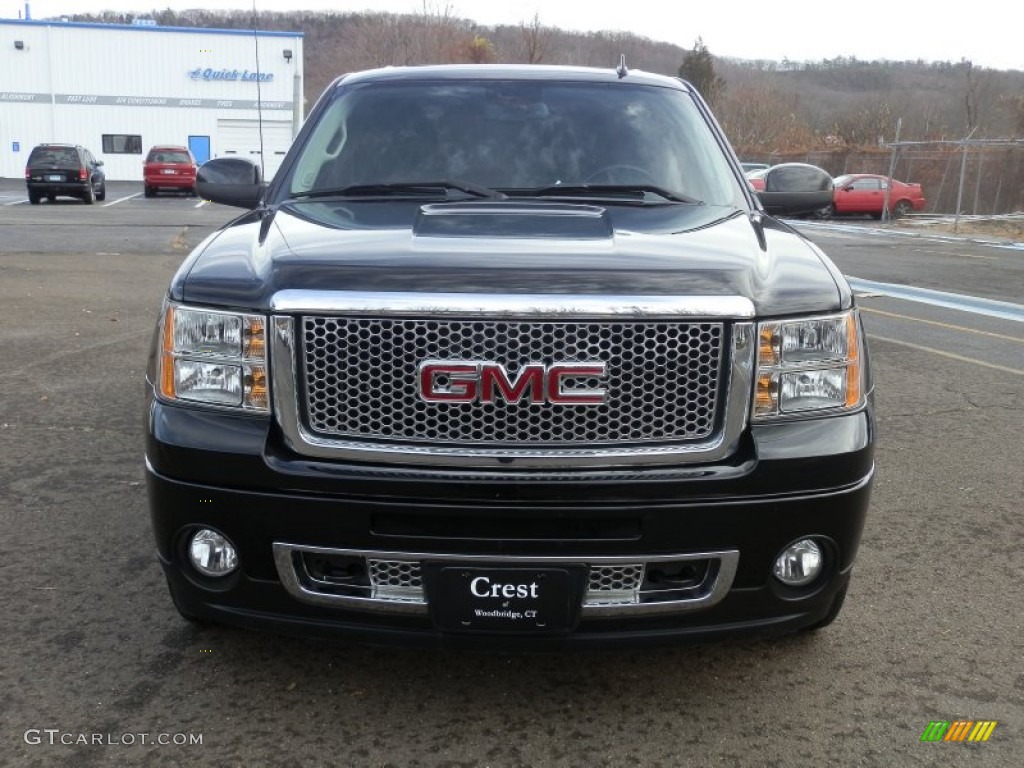 2008 Sierra 1500 Denali Crew Cab AWD - Onyx Black / Ebony photo #3