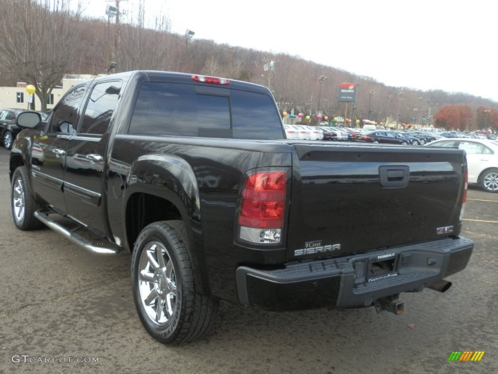 2008 Sierra 1500 Denali Crew Cab AWD - Onyx Black / Ebony photo #7