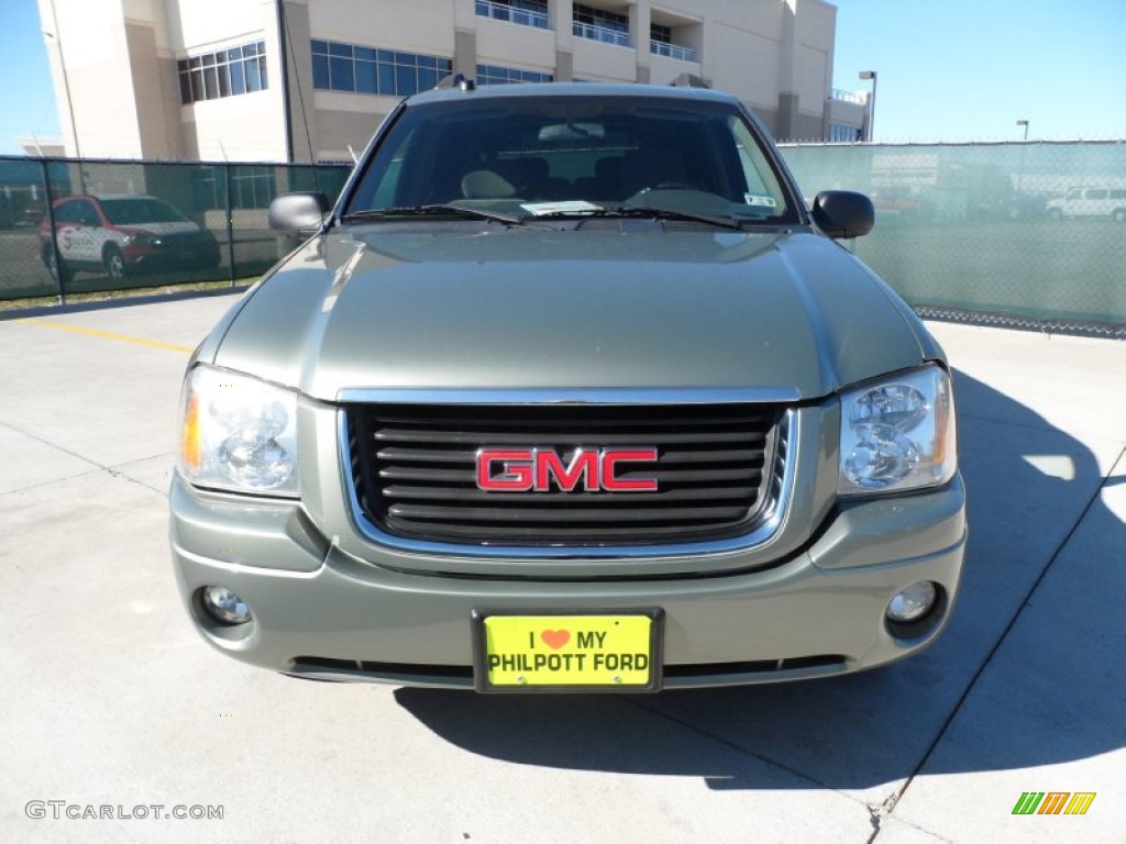2004 Envoy XL SLE - Silver Green Metallic / Dark Pewter photo #8