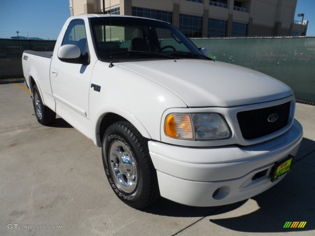 2003 F150 STX Regular Cab - Oxford White / Medium Graphite Grey photo #1