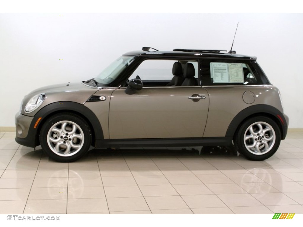 2011 Cooper Hardtop - Velvet Silver Metallic / Carbon Black photo #4