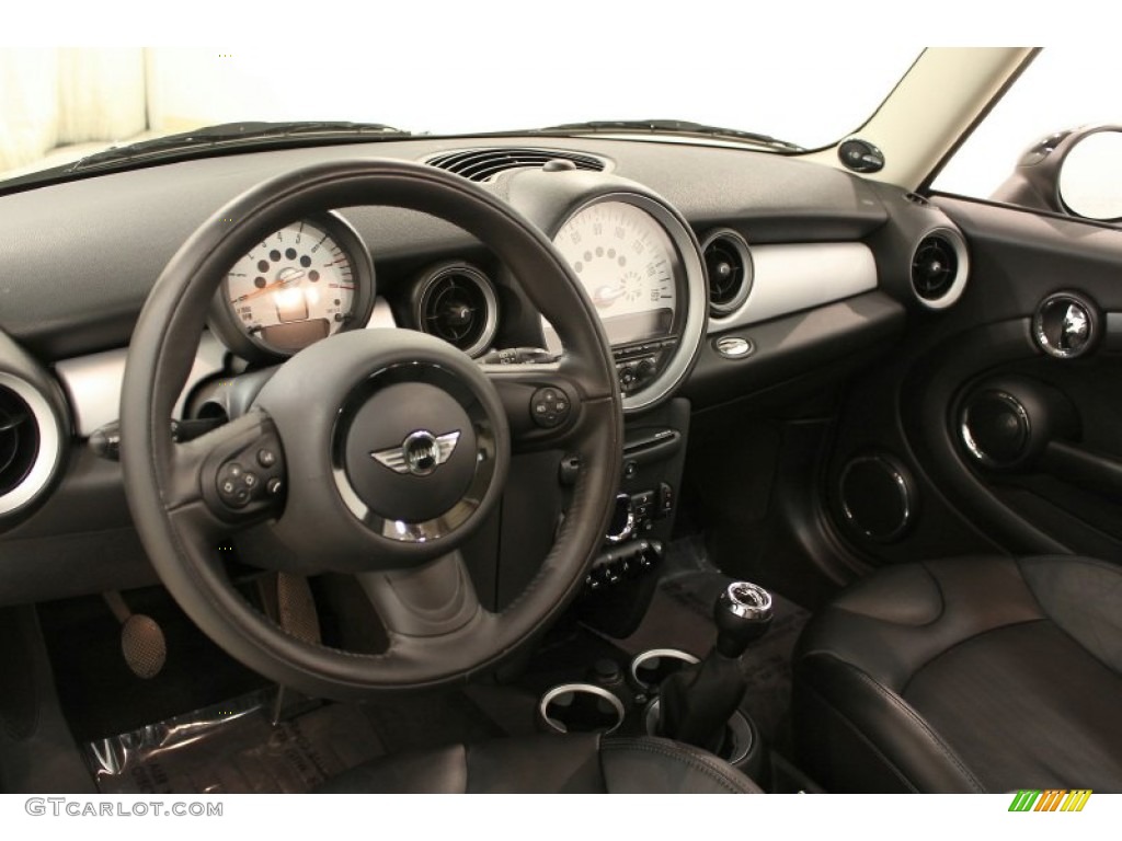 2011 Cooper Hardtop - Velvet Silver Metallic / Carbon Black photo #8