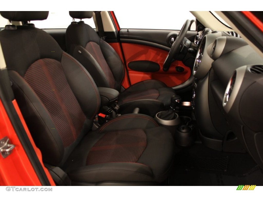 2011 Cooper S Countryman - Pure Red / Pure Red Leather/Cloth photo #16
