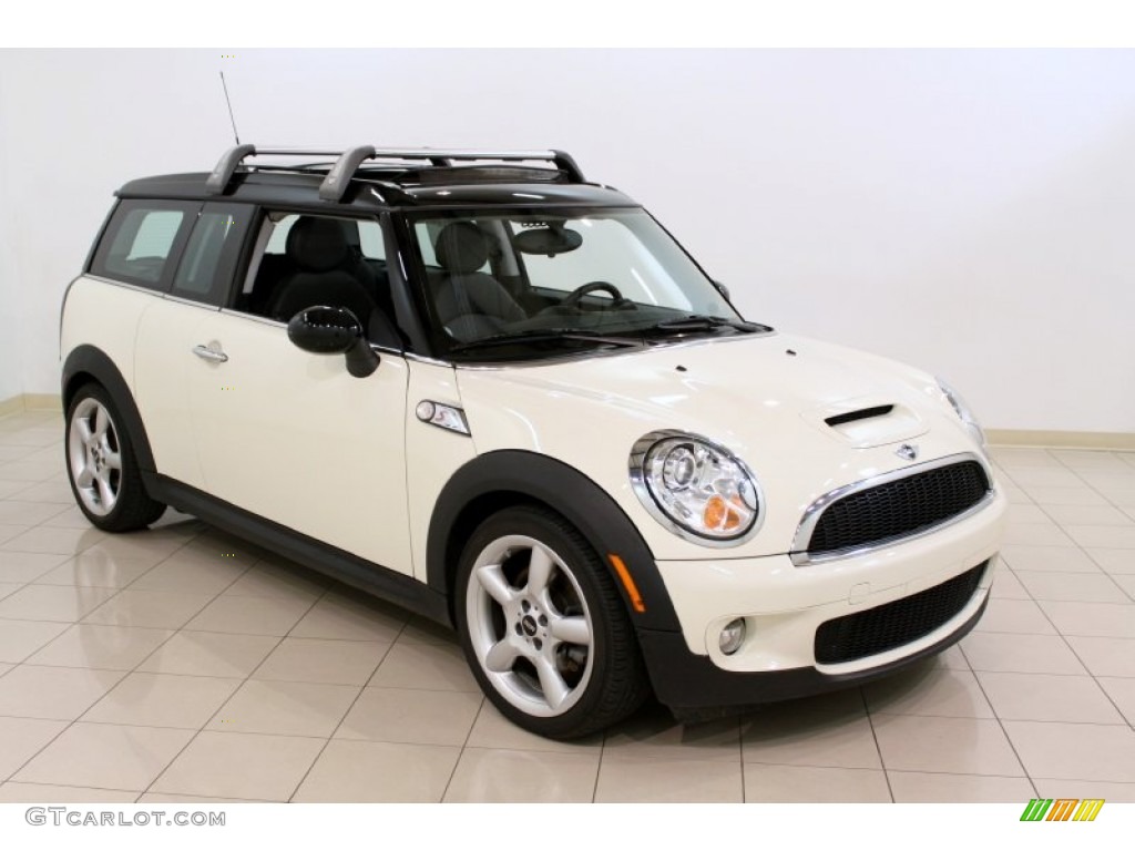 2008 Cooper S Clubman - Pepper White / Punch Carbon Black photo #1