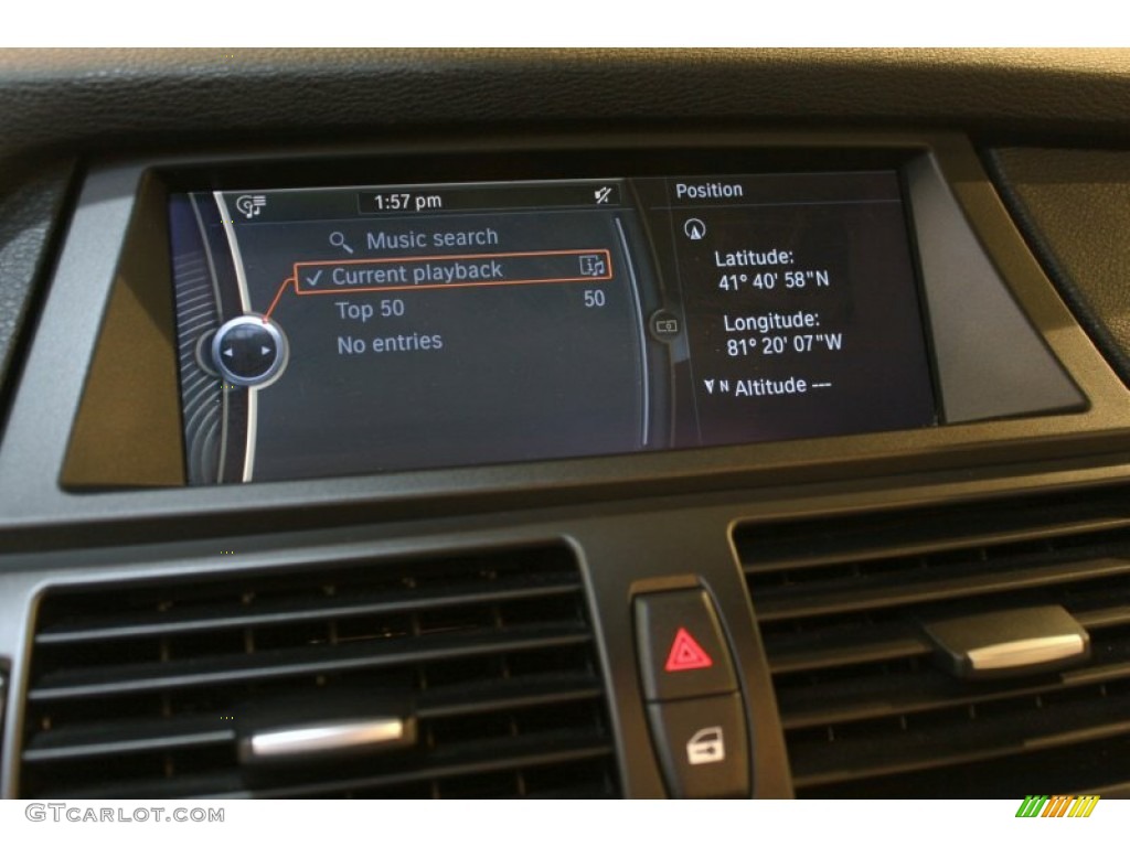 2011 X6 xDrive50i - Monaco Blue Metallic / Oyster photo #11