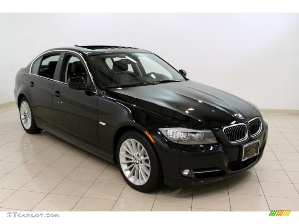 Jet Black 2011 BMW 3 Series 335i Sedan Exterior Photo #57030506