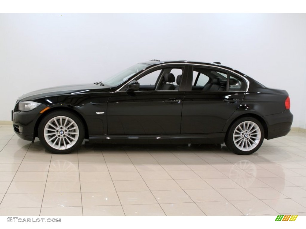 2011 3 Series 335i Sedan - Jet Black / Black photo #4