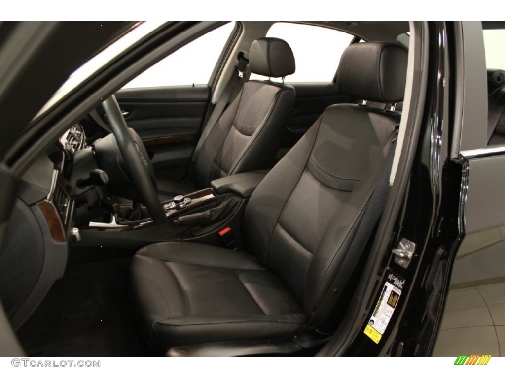 Black Interior 2011 BMW 3 Series 335i Sedan Photo #57030557