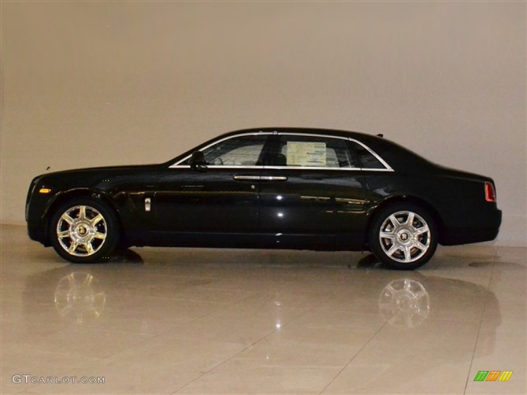 Diamond Black 2012 Rolls-Royce Ghost Extended Wheelbase Exterior Photo #57030797