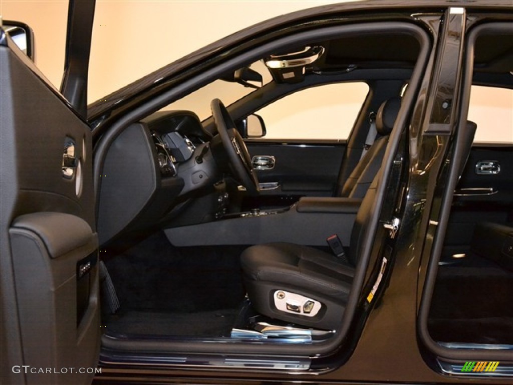 Black Interior 2012 Rolls-Royce Ghost Extended Wheelbase Photo #57030824