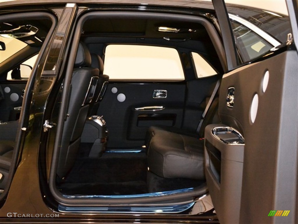 Black Interior 2012 Rolls-Royce Ghost Extended Wheelbase Photo #57030860