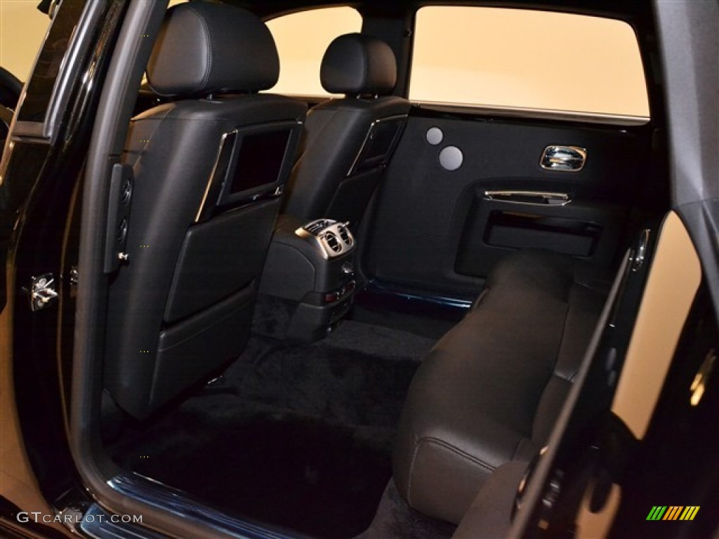 Black Interior 2012 Rolls-Royce Ghost Extended Wheelbase Photo #57030870