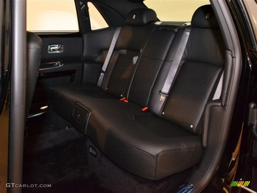 Black Interior 2012 Rolls-Royce Ghost Extended Wheelbase Photo #57030878