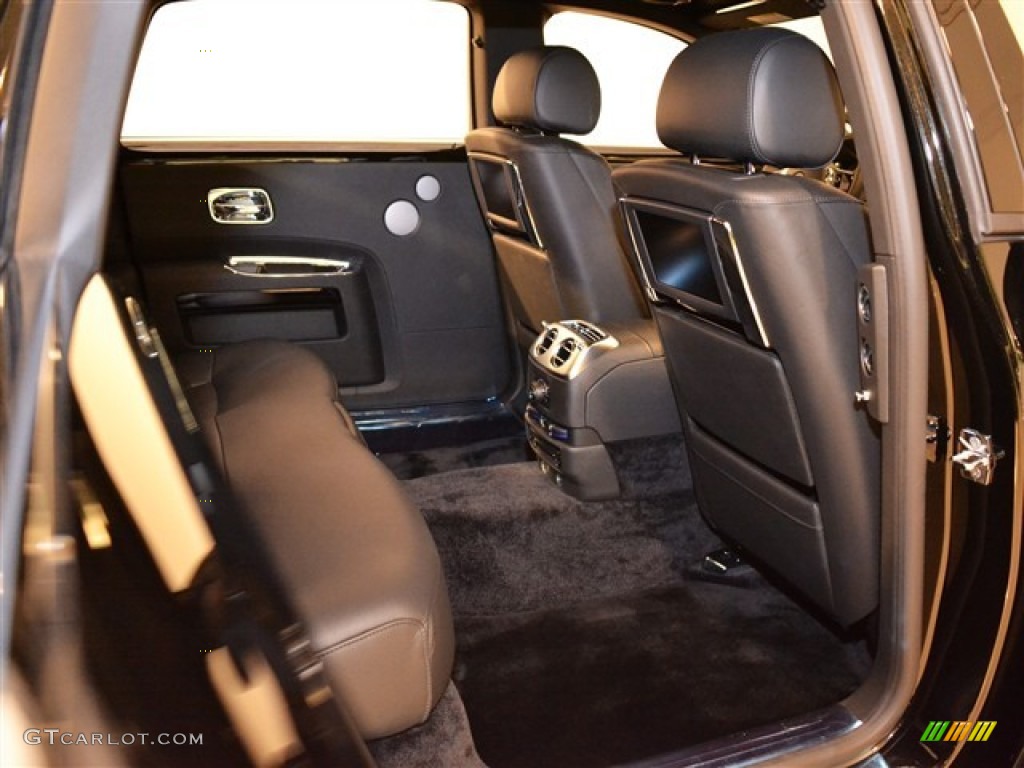 Black Interior 2012 Rolls-Royce Ghost Extended Wheelbase Photo #57030902