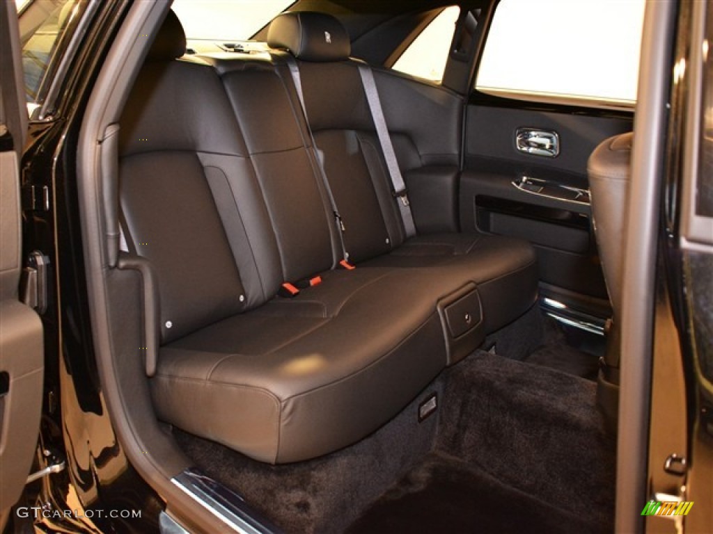 Black Interior 2012 Rolls-Royce Ghost Extended Wheelbase Photo #57030911