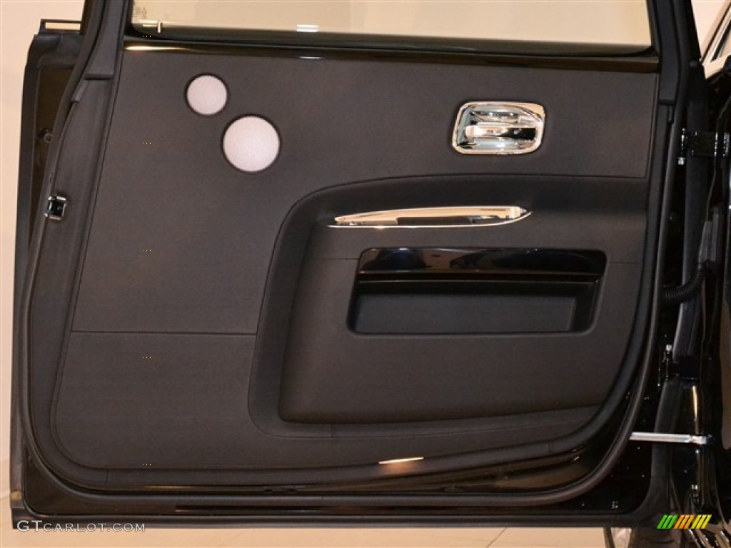 2012 Rolls-Royce Ghost Extended Wheelbase Black Door Panel Photo #57030950