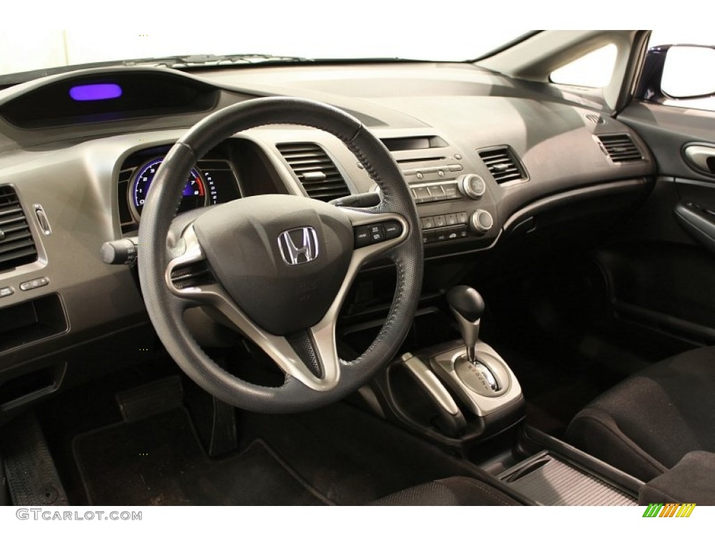 2010 Honda Civic LX-S Sedan Black Dashboard Photo #57030953