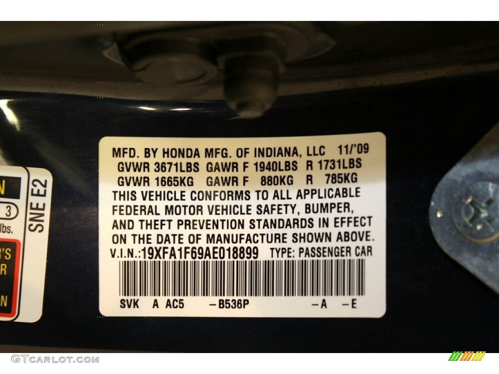 2010 Honda Civic LX-S Sedan Parts Photos