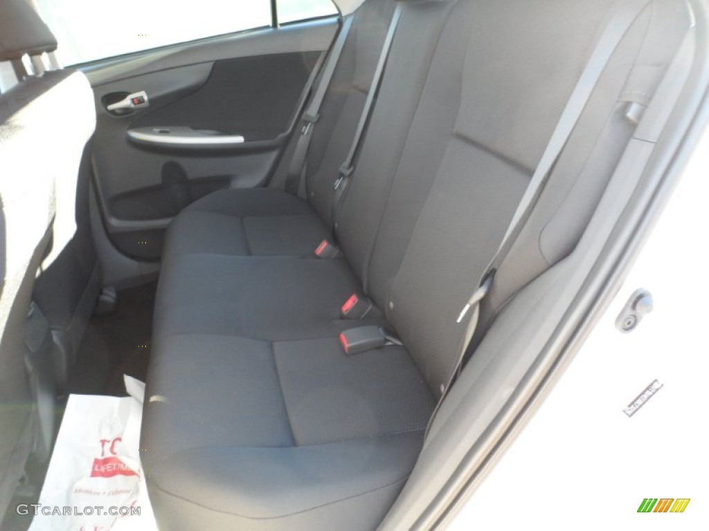 2011 Corolla S - Super White / Dark Charcoal photo #21
