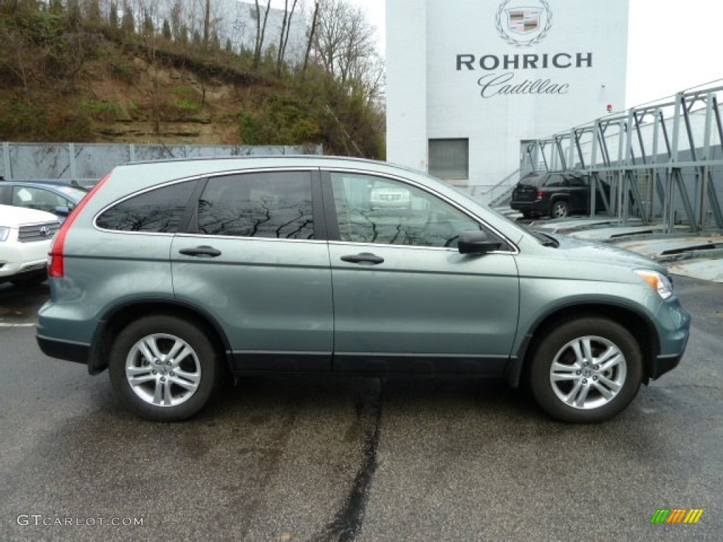 2011 CR-V EX 4WD - Opal Sage Metallic / Ivory photo #5