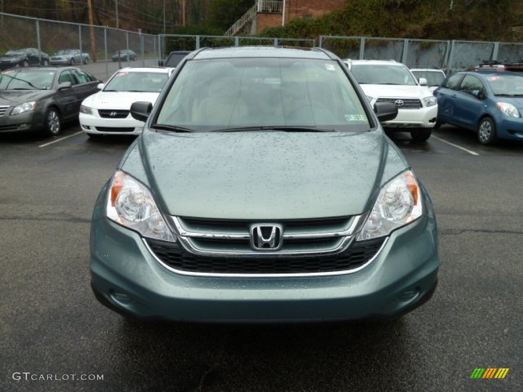 2011 CR-V EX 4WD - Opal Sage Metallic / Ivory photo #10