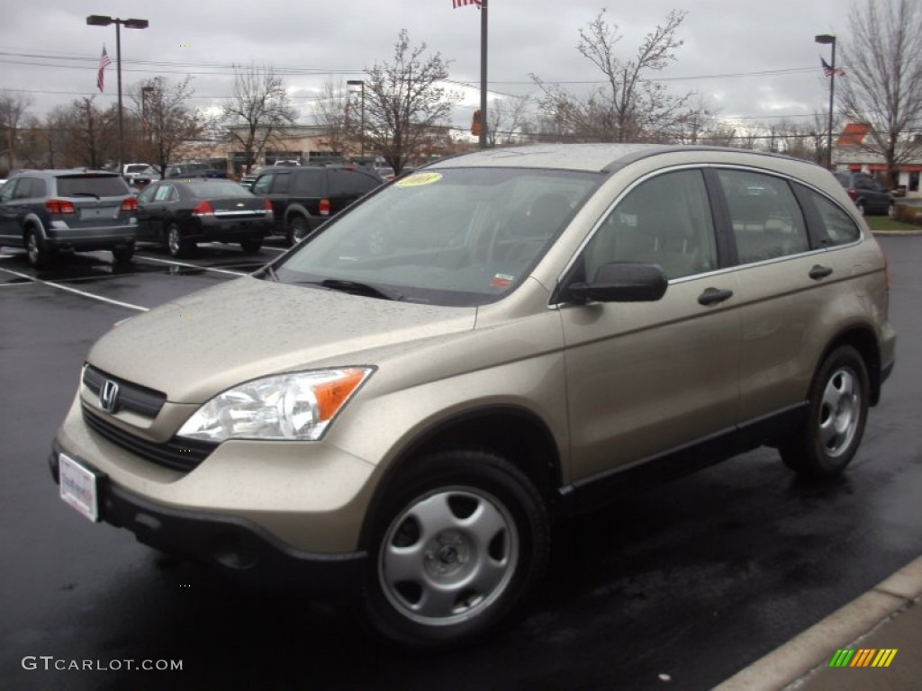 2008 CR-V LX - Borrego Beige Metallic / Ivory photo #1