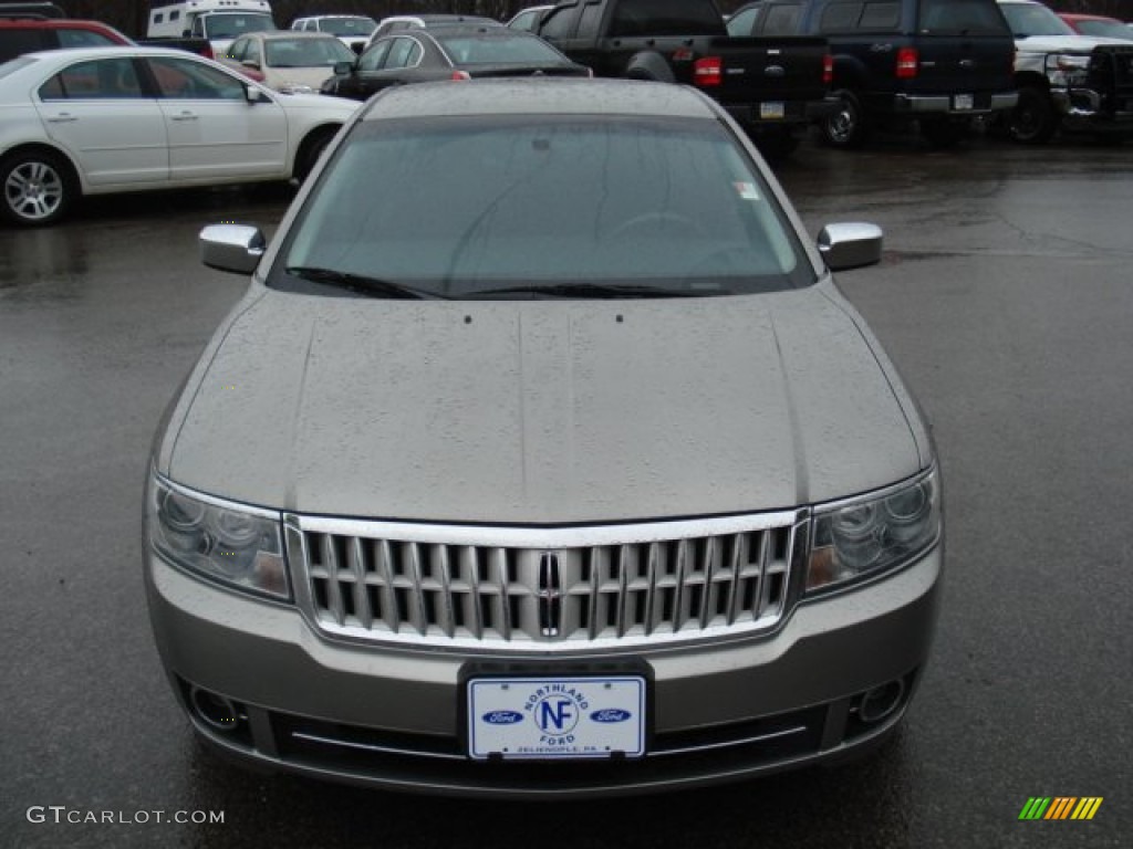 2008 MKZ Sedan - Vapor Silver Metallic / Dark Charcoal photo #3