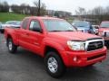 2007 Radiant Red Toyota Tacoma V6 Access Cab 4x4  photo #2