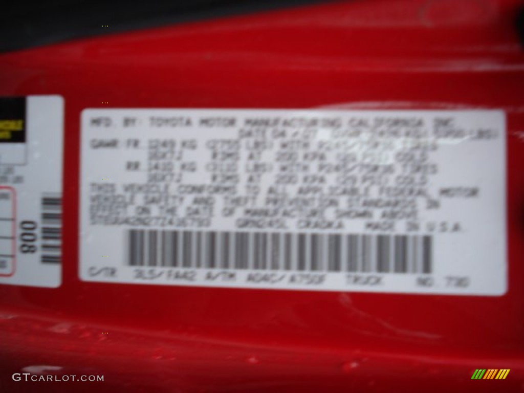 2007 Tacoma V6 Access Cab 4x4 - Radiant Red / Taupe photo #20